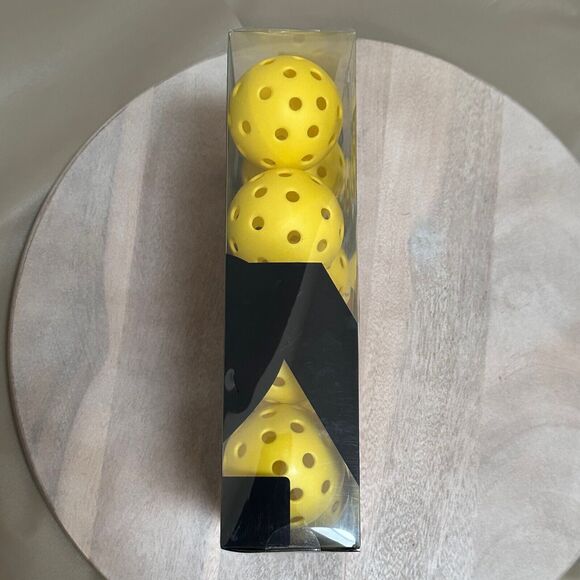 Pickleballs Set of 12 Wildside Neon Yellow 40 Hole Pickleballs Packet New - Picture 2 of 8